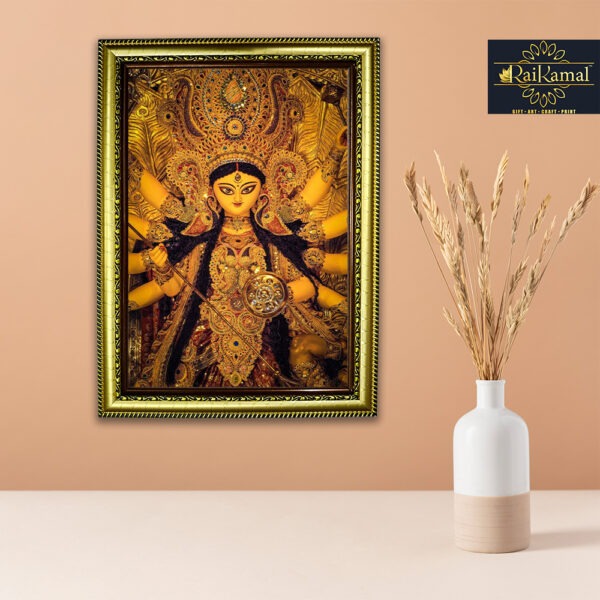 Ma Durga Wall Hanging Photo Frame