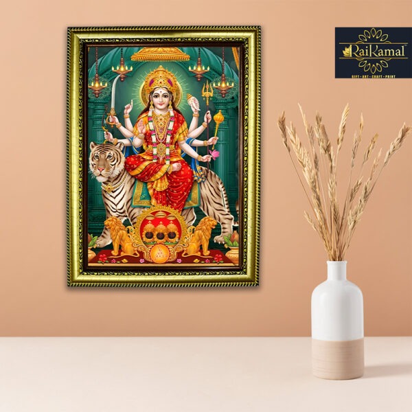 Vaishnavi Mata Wall Hanging Photo Frame 1