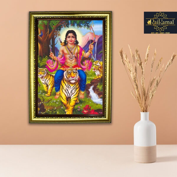 Lord Ayyappan wall hanging photo frame