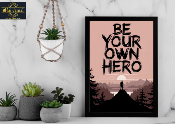 Motivational Quotes Typography Wall Photo Frame 5